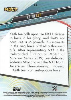 2020 Topps WWE Finest #85 Keith Lee Back