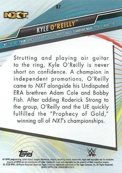 2020 Topps WWE Finest #87 Kyle O'Reilly Back