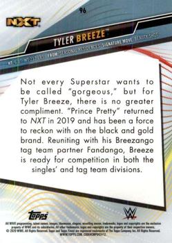 2020 Topps WWE Finest #96 Tyler Breeze Back