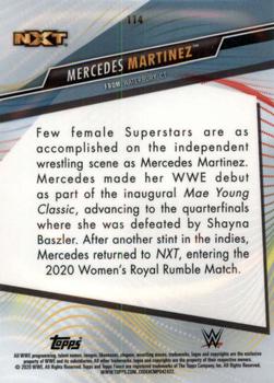 2020 Topps WWE Finest #114 Mercedes Martinez Back