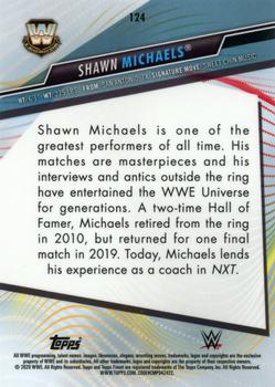 2020 Topps WWE Finest #124 Shawn Michaels Back