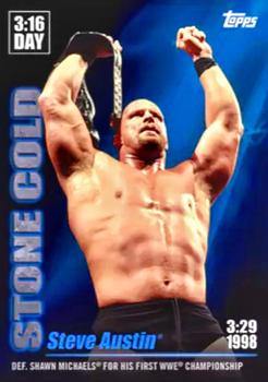 2020 Topps 3:16 Day #1 Stone Cold Steve Austin Front