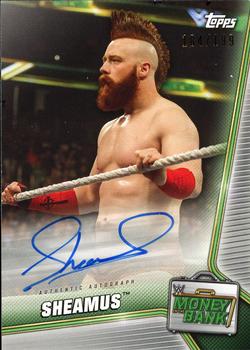 2019 Topps WWE Money in the Bank - Autographs #A-SM Sheamus Front