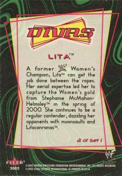 2002 WWF Divas Magazine #2 Lita Back