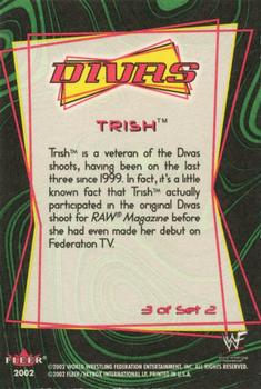 2002 WWF Divas Magazine #3 Trish Back