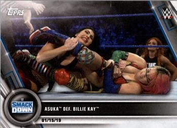 2020 Topps WWE Women's Division #5 Asuka def. Billie Kay Front