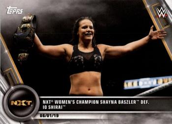 2020 Topps WWE Women's Division #33 NXT Women's Champion Shayna Baszler def. Io Shirai Front