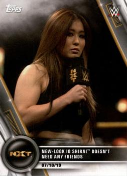 2020 Topps WWE Women's Division #46 New-Look to Io Shirai Doesn't Need Any Friends Front