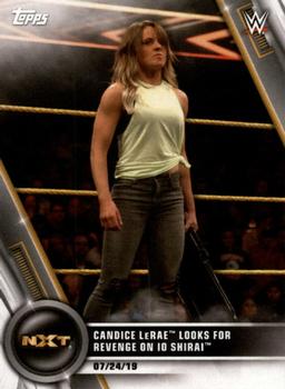 2020 Topps WWE Women's Division #53 Candice LeRae Looks for Revenge on Io Shirai Front