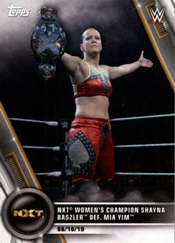 2020 Topps WWE Women's Division #61 NXT Women's Champion Shayna Baszler def. Mia Yim Front