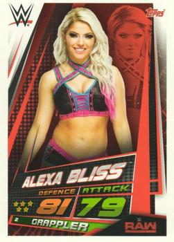 2019 Topps Slam Attax Universe WWE #2 Alexa Bliss Front