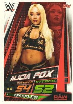 2019 Topps Slam Attax Universe WWE #3 Alicia Fox Front