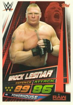 2019 Topps Slam Attax Universe WWE #10 Brock Lesnar Front
