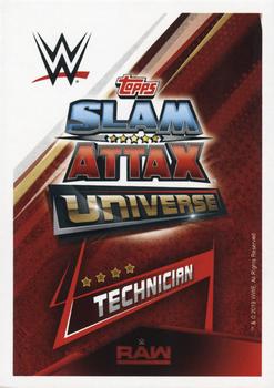 2019 Topps Slam Attax Universe WWE #12 Cesaro Back
