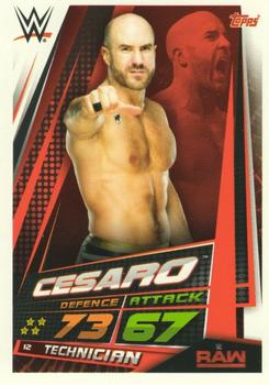 2019 Topps Slam Attax Universe WWE #12 Cesaro Front