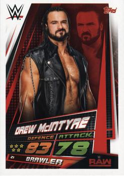 2019 Topps Slam Attax Universe WWE #21 Drew McIntyre Front