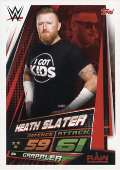 2019 Topps Slam Attax Universe WWE #26 Heath Slater Front