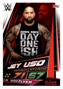 2019 Topps Slam Attax Universe WWE #29 Jey Uso Front