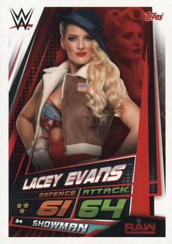 2019 Topps Slam Attax Universe WWE #34 Lacey Evans Front