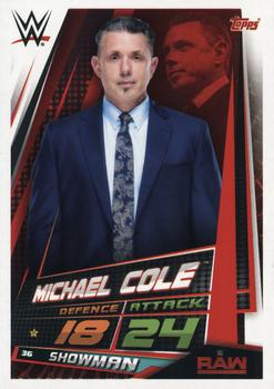 2019 Topps Slam Attax Universe WWE #36 Michael Cole Front