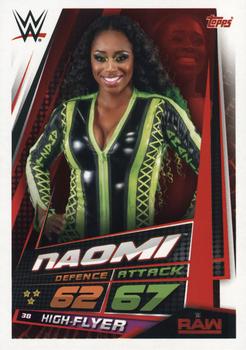 2019 Topps Slam Attax Universe WWE #38 Naomi Front