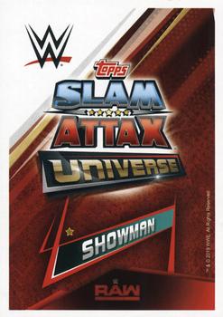 2019 Topps Slam Attax Universe WWE #42 Paul Heyman Back