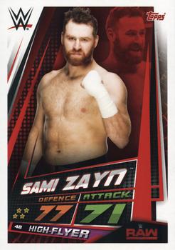 2019 Topps Slam Attax Universe WWE #48 Sami Zayn Front