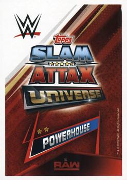 2019 Topps Slam Attax Universe WWE #55 Titus O'Neil Back