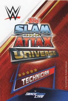 2019 Topps Slam Attax Universe WWE #64 Asuka Back