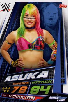 2019 Topps Slam Attax Universe WWE #64 Asuka Front