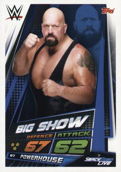 2019 Topps Slam Attax Universe WWE #67 Big Show Front