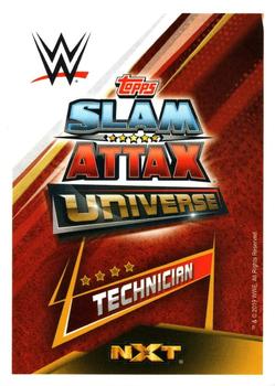 2019 Topps Slam Attax Universe WWE #130 Roderick Strong Back
