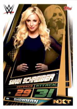 2019 Topps Slam Attax Universe WWE #131 Sarah Schreiber Front