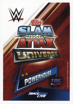 2019 Topps Slam Attax Universe WWE #166 Heavy Machinery Back