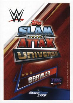 2019 Topps Slam Attax Universe WWE #179 Rusev / Shinsuke Nakamura Back
