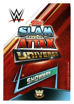 2019 Topps Slam Attax Universe WWE #196 Howard Finkel Back