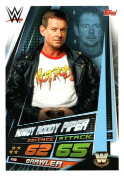 2019 Topps Slam Attax Universe WWE #218 Rowdy Roddy Piper Front