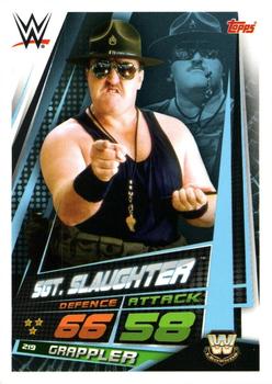 2019 Topps Slam Attax Universe WWE #219 Sgt. Slaughter Front