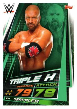 2019 Topps Slam Attax Universe WWE #231 Triple H Front