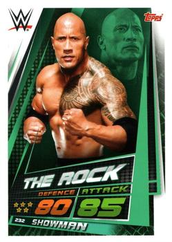2019 Topps Slam Attax Universe WWE #232 The Rock Front
