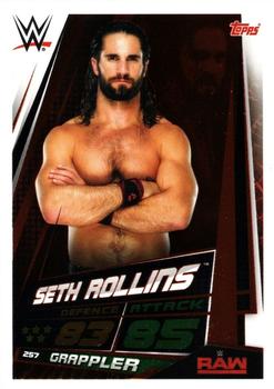 2019 Topps Slam Attax Universe WWE #257 Seth Rollins Front