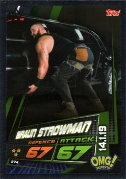2019 Topps Slam Attax Universe WWE #274 Braun Strowman Front