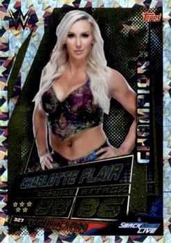 2019 Topps Slam Attax Universe WWE #327 Charlotte Flair Front