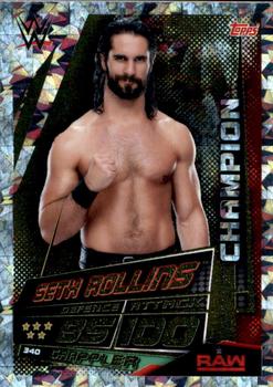 2019 Topps Slam Attax Universe WWE #340 Seth Rollins Front