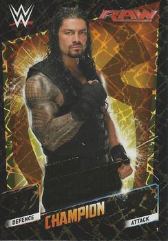 2015 Topps Slam Attax WWE: Then Now & Forever #1 Roman Reigns Front