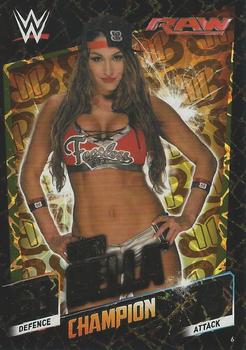 2015 Topps Slam Attax WWE: Then Now & Forever #6 Nikki Bella Front