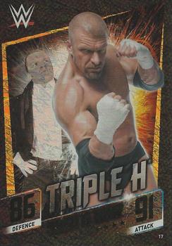 2015 Topps Slam Attax WWE: Then Now & Forever #17 Triple H Front