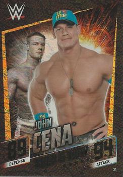 2015 Topps Slam Attax WWE: Then Now & Forever #31 John Cena Front