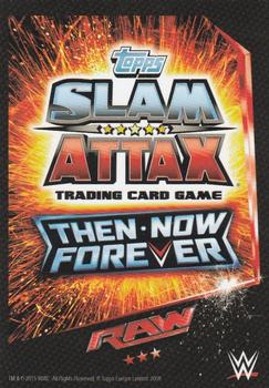 2015 Topps Slam Attax WWE: Then Now & Forever #33 Adam Rose Back