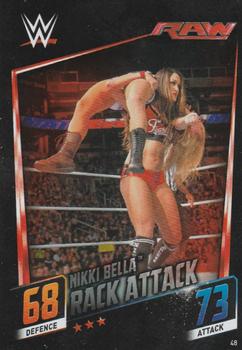 2015 Topps Slam Attax WWE: Then Now & Forever #48 Nikki Bella Front